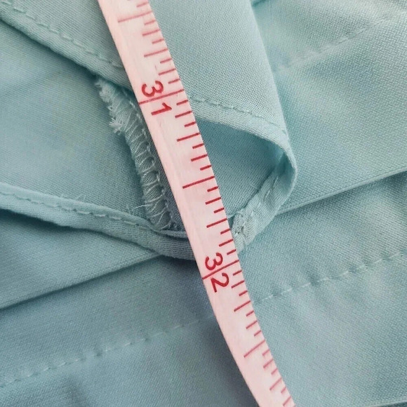 Women's ADRIANNA PAPELL Sheath Dress Chiffon Overlay Blue SZ 12 Wedding Graduati - Picture 12 of 12